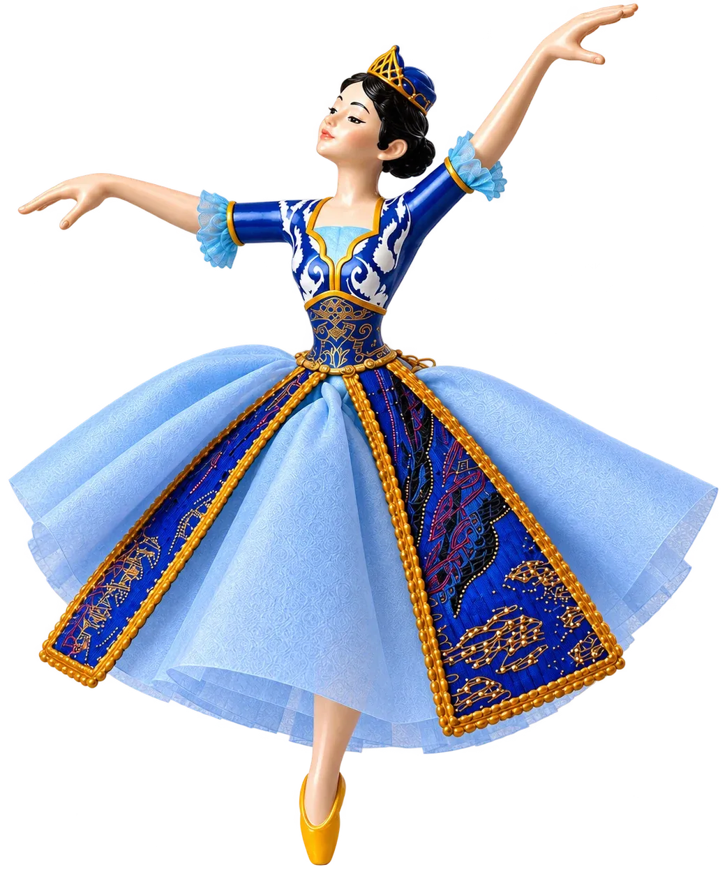 Figurine “Dancer 01” in blue