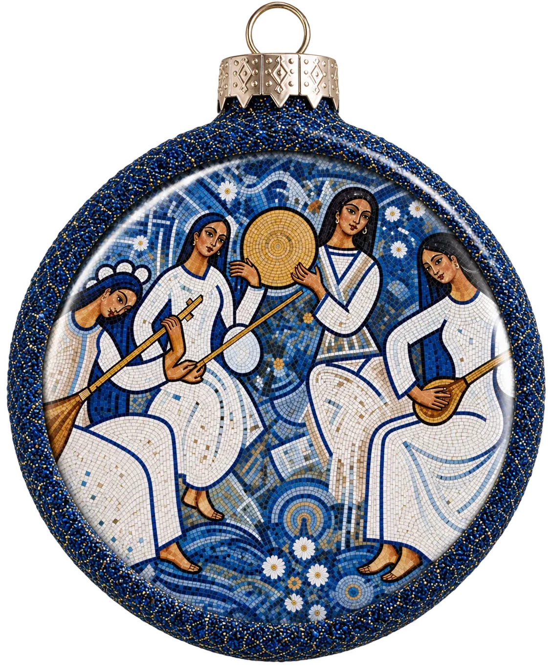 Glass medallion “Ensemble”