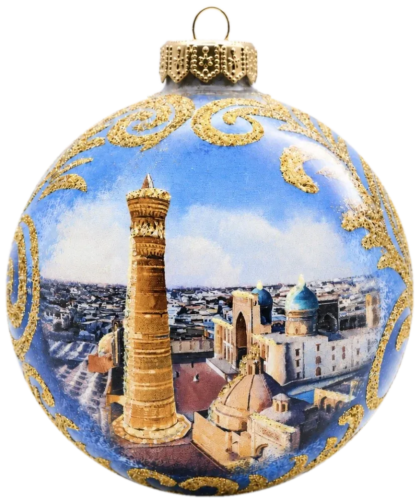 Glass Christmas ball “Kalon Minaret”