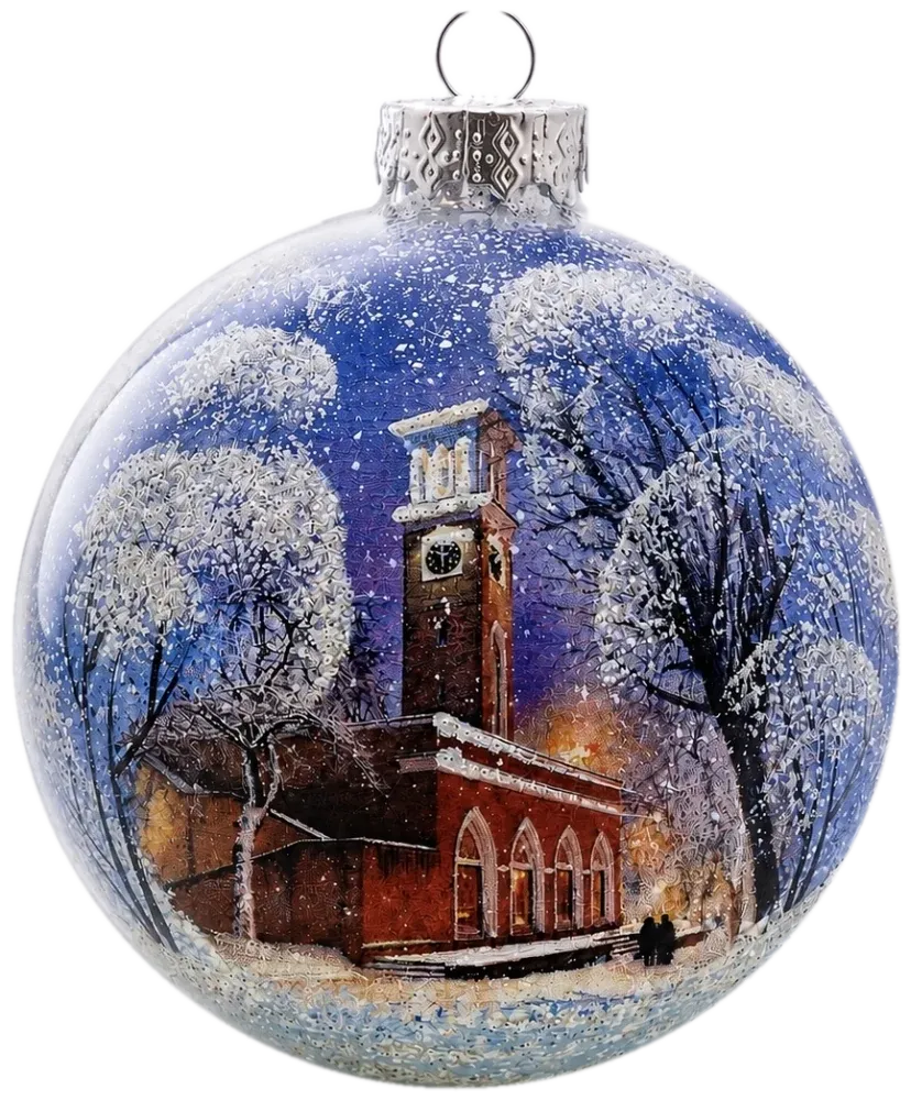 Glass Christmas ball “Chimes”